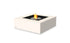 Ecosmart Fire Base 40 Fire Pit Table - Bone Finish / Stainless Steel Burner - ESF.O.BAS.40.BO